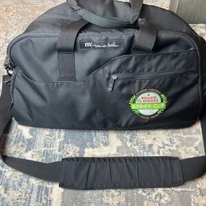 Black Travis Matthew Golf Duffel Bag